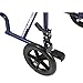 Drive Medical Deluxe Lightweight Aluminum Transport Wheelchair, Blue, 17