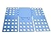 Huji Adjustable Fast Easy Clothes T-Shirts Laundry Blue Folding Board Organizer Laundry Liners (Blue, Laundry Folding Board)…