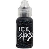 Ranger ISG-33714 Ice Stickles Glitter Glue, 1-Ounce, Black Diamond