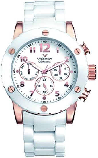 Reloj Viceroy Ceramica Y Zafiro 47632-95 Mujer Blanco: Amazon ...