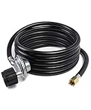 SHINESTAR 12 FT Low Pressure Propane Regulator for Most LP Gas Grill, Heater, Fire Pit, Generator, QCC1 Propane Tank and More