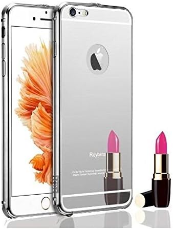 Galaxy S7 Case Luxury Mirror Back Cover Made of Flexible TPU, Ultra-Thin, Slip and Scratch Resistant - Silver