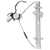 Power Window Regulator With Motor for 2001-2005 Honda Civic 4 Doors Sedan, Front Left LH Driver Side, 4 Pin Connector.