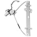 Power Window Regulator With Motor for 2001-2005 Honda Civic 4 Doors Sedan, Front Left LH Driver Side, 4 Pin Connector.