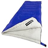 Wakeman Outdoors Sleeping Bag-Lightweight, Carrying Bag with Compression Straps Included-Great for Adults