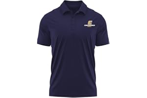 CAMPUS LAB Official NCAA Collegiate Men's Sport Polo Short Sleeve Shirt Left Chest Logo Collection