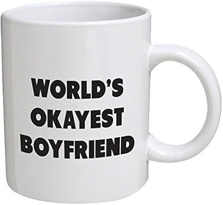 world's okayest boyfriend mug