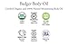 Badger Rose Body Oil, 100% Organic Rose Scented Body Oil, All Natural Body Moisturizer, Organic Jojoba & Rose Oils Soothe Dry Skin, 4 fl oz Glass Bottle