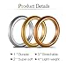 EMBNN Silicone Wedding Ring for Women Men, Thin, Affordable and Stackable Silicone Wedding Bands for Sports, Workout, Fitness, Gym, Exercise, Multiple Colors, Size: 4-10 {Width: 2.7mm, 3.0mm, 5.7mm}