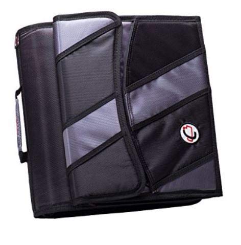 Med Manager by Case-It, Portable Pill Organizer Case, Travel Medication Bag, Holds Various Sized Pill Bottles, Great for Home or Travel (13" x 3" x 7.25")