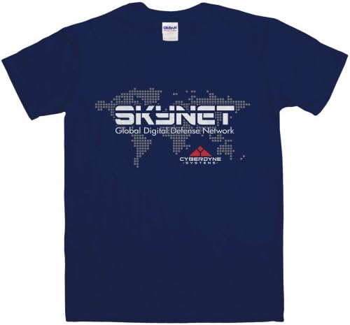 Mens Skynet T Shirt - Navy - XL