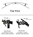 EZM Deluxe Triple Monitor Mount Stand Free Standing with Grommet Mount Option Supports up to 3 28