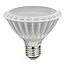 LEDwholesalers UL Approved PAR30 LED Spot Light Bulb with Interchangeable Wide Angle Flood Lens, 11 Watt, Short Neck, Warm White, 1337WW