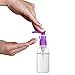 Transparent Travel Bottles Pump Bottle Lotion Dispenser Bottle, 4 Pieces(100 ml)