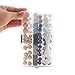 HAO JIE Silicone Teething Beads Kit Baby Teething Beads Pacifier Clip Wooden Teethers DIY Jewelry Chewable Nursing Necklace Accessories