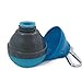 Kurgo Palm Dog Water Bottle & Water Dispenser | Pet Water Bottle | Dog Travel Water Bottle | Portable Water Dish for Dogs | Food Grade Silicone & BPA Free | Carabiner for Easy Storage | Holds 6.5 OZ