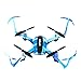 Virhuck T915 Toy for Kid Mini RC Drone 2.4 GHz 4 CH 6 Axis Gyro System LED Lights Headless / Inverted Flight / One Key Return Mode Quadcopter Camouflage (Blue)