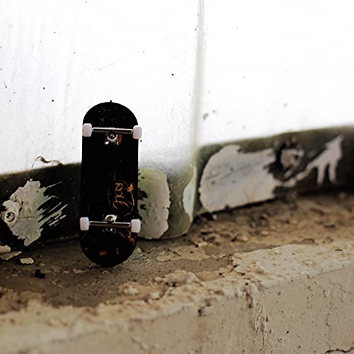 NOAHWOOD Fingerboards PRO Handmade Wheels with Handmade Self-locking Nuts (No CNC) (orange)