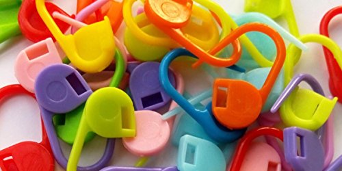 Polymer True Utility 30pcs Crochet Locking Stitch Markers Knitting Stitch Needle Clip