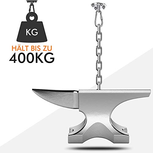 Deckenhaken Halterung,Deckenhaken Hängesessel,Edelstahl Schwerlast Deckenhalterung,360° Rotation,Decken Haken… – Bild 3