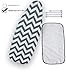 Balffor Ironing Board Cover and Pad (White & Gray, 18