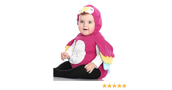 Amazon Com Carter S Baby Halloween Costume 6 9 Months Little Parrot Magenta Clothing Shoes Jewelry