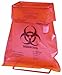 Heathrow Scientific Steel Wire Biohazard Bag Holder, Epoxy Coated, Standard-Sized (3.58 x 5.03 x 0.82 Inches), Red