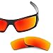 Revant Replacement Lenses Compatible With Oakley Gascan, Polarized, Fire Red MirrorShield