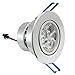 Lemonbest Dimmable 5W LED Ceiling Light Spotlight Recessed Downlighting Fixture, Cool White
