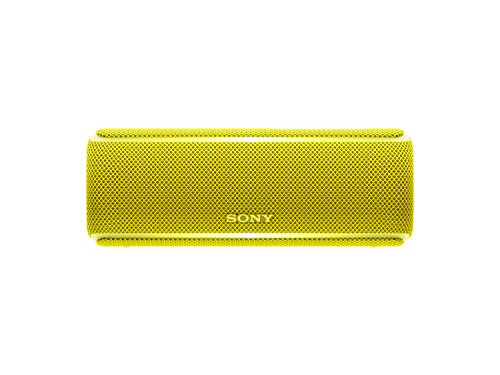 Sony SRS-XB21 Enceinte portable sans fil Bluetooth Waterproof avec effet lumineux – Jaune