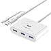 UGREEN USB 3.0 Hub Micro USB OTG Adapter with 4 USB Ports Compatible for MacBook air, Surface Laptop, OTG Enabled Android Cell Phone and Tablet (White)