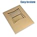 Fit Meal Prep [25 Pack] Pie Boxes With Window 10x10x2.5 Kraft Pastry Boxes Auto-Popup Cardboard Gift Packaging for Cupcake, Cookies Treat Box for Party, Christmas, Valentines Day