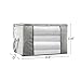 Clothes,Blanket Storage Bag,Large Capacity Household Home Organizers with Transparent Window for Comforters,Bedding,Duvets,Quilts,Pillows,Sweaters,Create Extra Storage Space,Anti-Mold,Gray