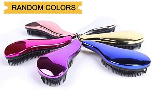 ADONIZ Premium Electroplate Proffessional Detangler Hair Brush Handle - RANDOM COLORS