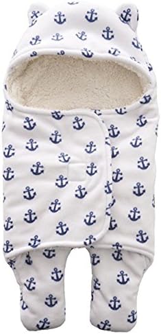Aimashu Baby Sleep Sack Hooded Swaddle Blanket for Boy Baby