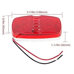 ECOTRIC LED Trailer Marker 4" x 2" Bullseye Lights