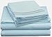 Clara Clark Bed Sheets, Premier 1800 Series 4 Piece Bed Sheet Set, Deep Pocket, Wrinkle, Fade, Stain Resistant, Luxury Soft Bedding Sheets & Pillowcases, Full, Light Blue Aqua