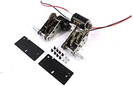 Mato 5:1 Steel Gearbox with Bearings for 1 16 Henglong 3818 Tiger 1 tank model metal engine motor box upgrade parts accessories