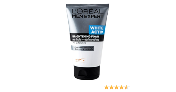 loreal white foam face wash