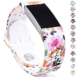 Allbingo Cute Bands Compatible Fitbit Charge 2, Breathable Floral Strap Women Men Replacement Sport Wrist Band Small Large with Air Holes