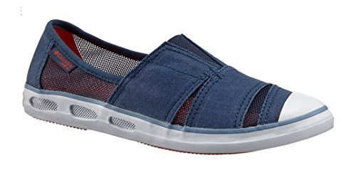 Columbia Women's Vulc N Vent Slip PFG Boat Shoe (9.5 B(M) US, Zinc Zing)