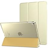 MoKo Case for iPad Pro 10.5 - Slim Lightweight Smart-shell Stand Cover with Translucent Frosted Back Protector for Apple iPad Pro 10.5 Inch 2017 Tablet, Champagne GOLD (Auto Wake / Sleep)