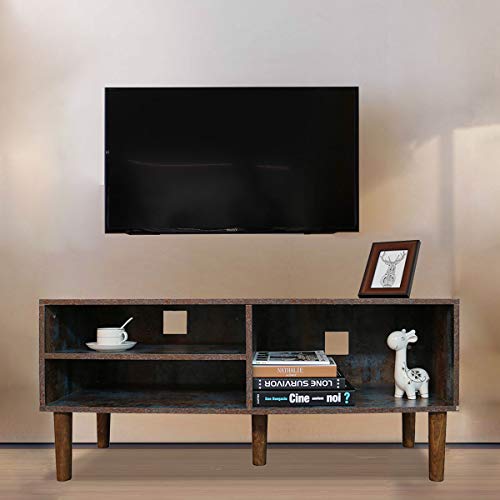 Grafzeal MidCentury Modern TV Stand, Retro TV Console Media