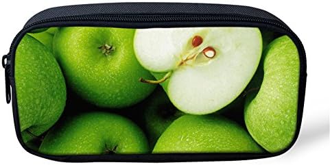 3D Vivid Apple Ladies Makeup Bag Large Capacity Washable Coin Purse Cosmetic Bag