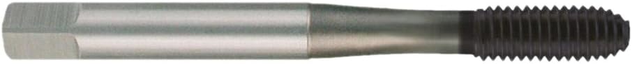 Ruko HSSE-Co 5 Forming Tap, DIN 2174, Ground, TiAlN Finish, M 8 x 1.25 mm Nominal Thread Size, R271008F, Black