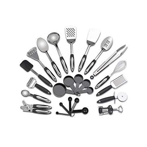 1790 Stainless Steel Kitchen Utensil Set 25 Cooking Utensils