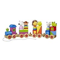 Orange Tree Toys Wooden Animal Puzzle Train