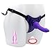 Strap On Harness with Removable Dicks 5.5 inch Color Purple