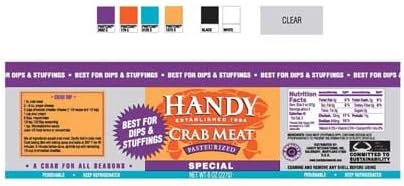 Handy Pelagicus Pasteurized Crab Meat, 8 Ounce Cup -- 12 per case.