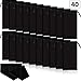 40 Pack Microfiber Case Pouch Bag Glasses Sunglasses Case with 2 Pieces Cleaning Cloth (Black)